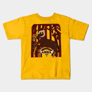 Zodiac aries Kids T-Shirt